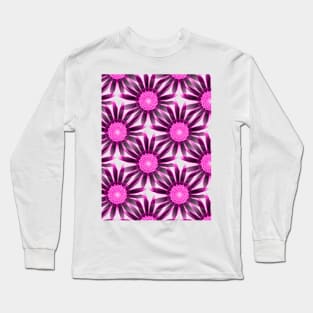 wonderful floral pattern in pink and purple Long Sleeve T-Shirt